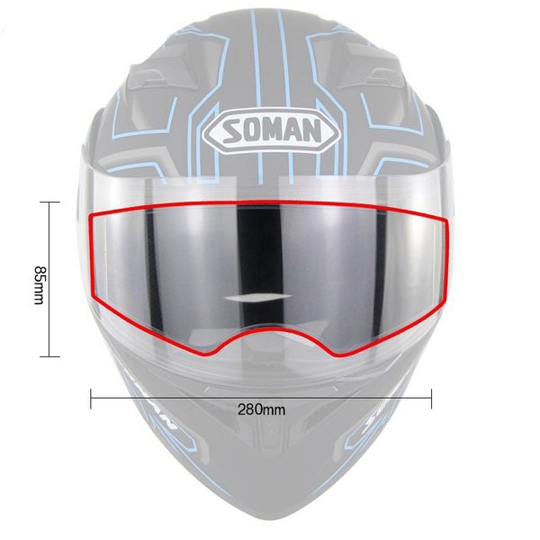 

28cmx5cm universal anti-fog film for motorcycle helmet visor lens film motorcycle helmet accessoriesvisor fog resistant films#