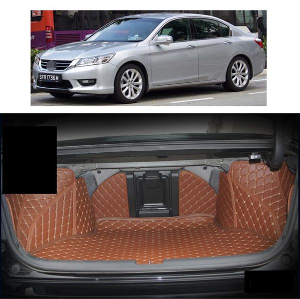 

for fiber leather car trunk mat for accord 2013 2014 2015 2016 2017 9th generation