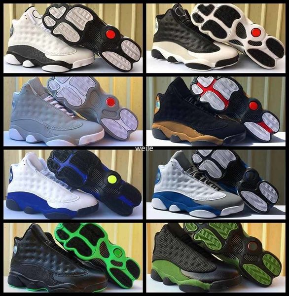 

мода 13 оливково-зеленый любовь и уважение черный коричневый королевский синий мужская баскетбольная обувь, мужские 13s баскетбольный мяч сп