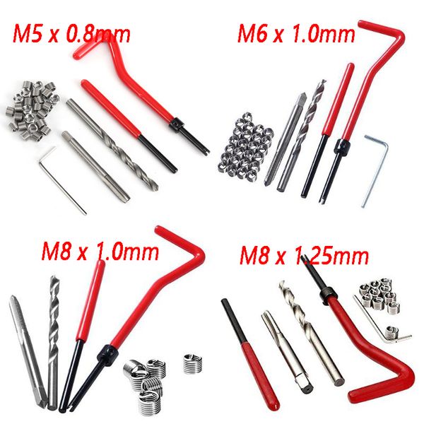 

30 x car helicoil car pro coil drill tool thread repair insert kit wire thread inserts automobile restoring tool set dropshiping