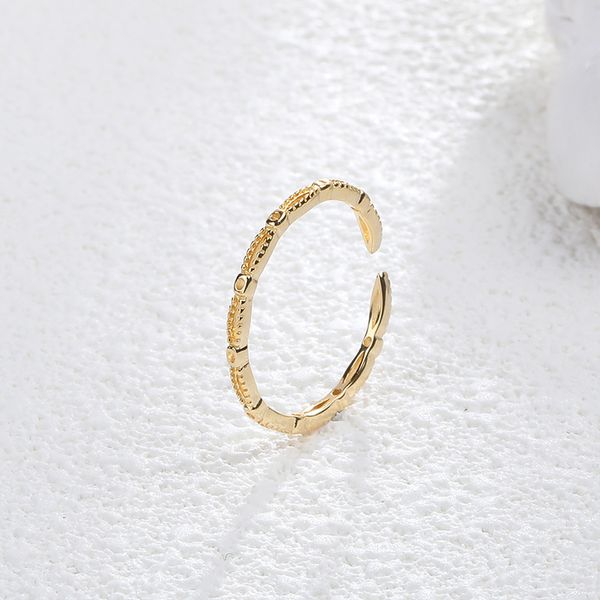 

2020 designer s925 sterling silver jewelry men and women european and american light luxury ring adjustable hollow design ring