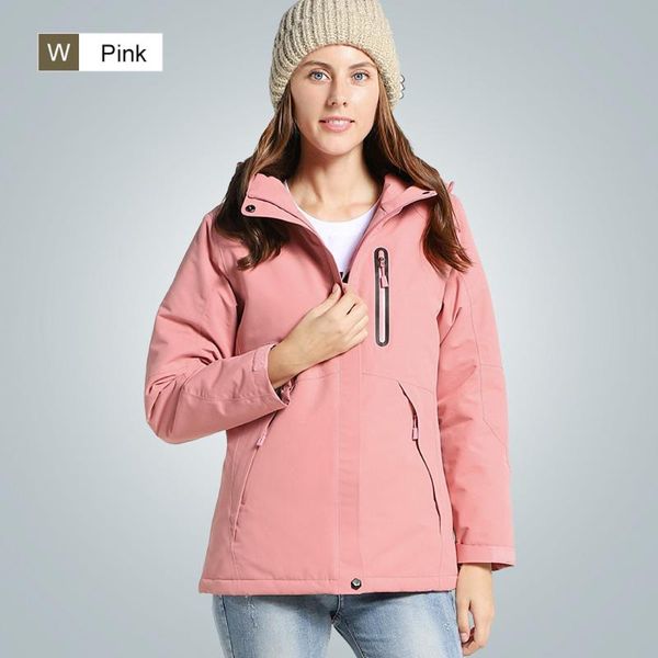 

waterproof fast heating winter jacket electric usb men women warm heater coat, Blue;black