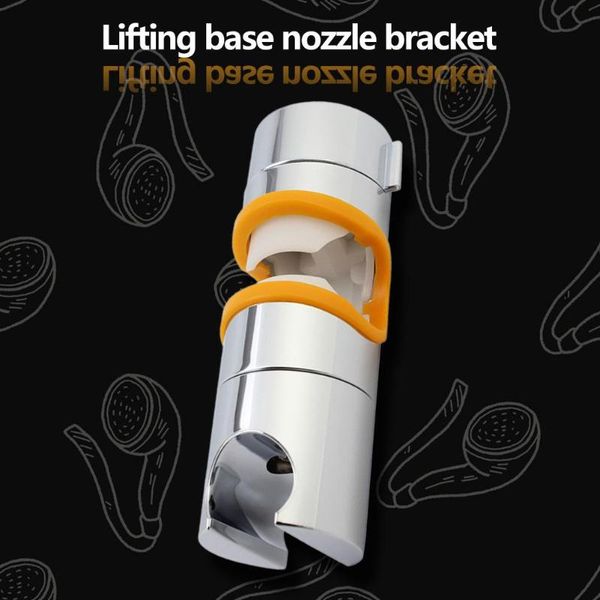 

18-25mm chrome shower rail head slider holder adjustable clamp bracket holders buckle or cover directly without disassembly