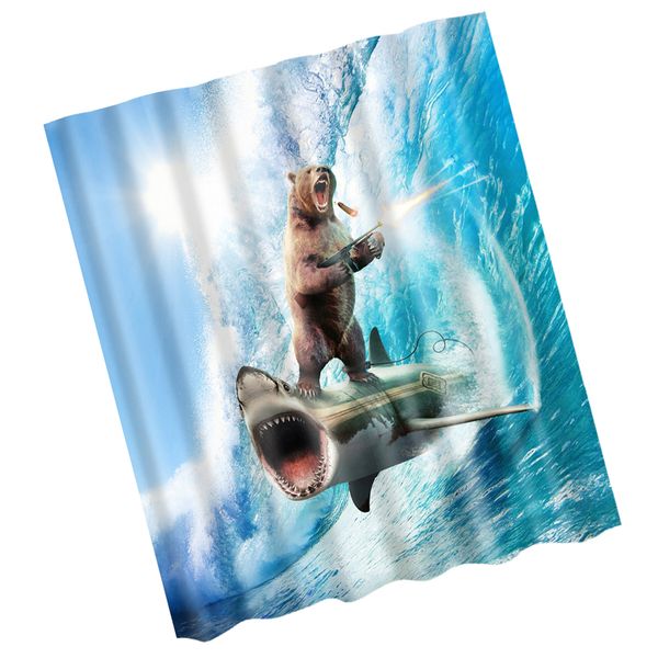 

water resistant fabric bath shower curtain with 12 hooks ring bathroom use 8 types