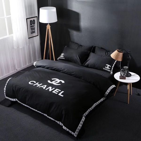 

Black imple embroidery bedding 5pc uit new all cotton 40 pop logo bedding uit fa hion cotton bed cover uit