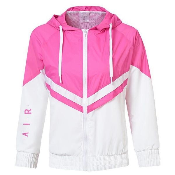 

new fashion brand sport jackets for women spring autumn windbreaker sweatshirt luxury designer outwear 4 color optional, Black;brown