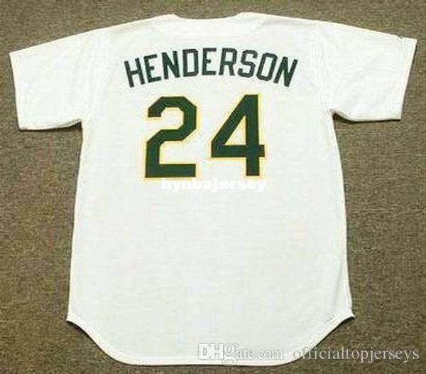 

custom rickey henderson oakland stitched 1990 majestic vintage home baseball jersey retro mens jerseys running, Black;blue