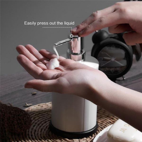 

240ml manual liquid soap dispenser shampoo container pump bathroom hand sanitizer lotion bottle shower gel pump dispenser