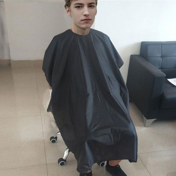 

hairdressing hair cut cape hair coloring gown apron cloth washable black