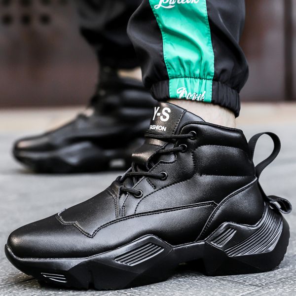 

new men sneakers thick sole breathable running shoes for men platform chunky shoes outdoors walking jogging zapatillas