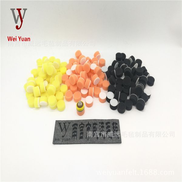 

cross border for 1-inch details polishing sponge round 25 chunky in fine sponge polishing disk bei rong self-adhesive mat