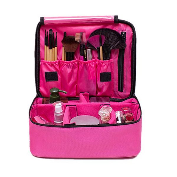 

professional empty makeup organizer cosmetic case travel large capacity storage bag suitcases