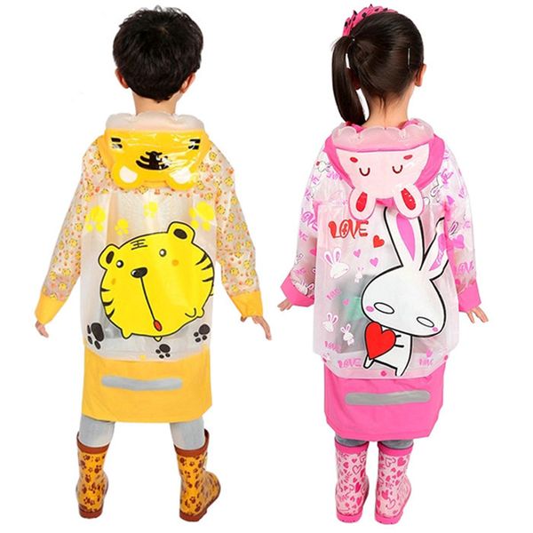 

outdoor poncho raincoat kids for children boy sets waterproof rain tegenmantel capa de chuva regenjas cloak rainwear pvc qqg382