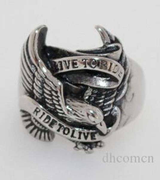 

eagle stainless steel ring for men cool fashion korean style gift party easter new mix sizes, Silver