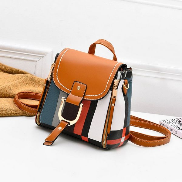 

laamei designer backpacks women leather backpacks female school bag for teenager girls travel back bag retro bagpack
