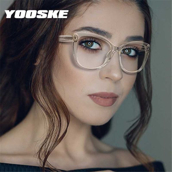 

yooske ретро оптические очки прозрачные оправы для очков для женщин прозрачная оправа для очков tr90, Black