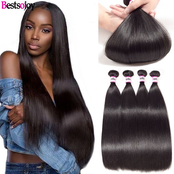 10a Brazilian Virgin Straight Hair Wefts 4 Bundles 100 Human Hair