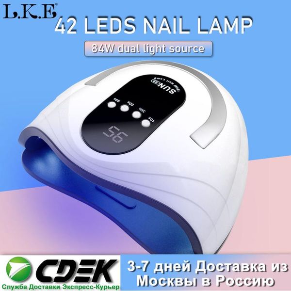 

айка 84 вт уф светодиодная лампа для ногтей сушилки лед лампа для маникюра гель для ногтей для сушки гель-лаков