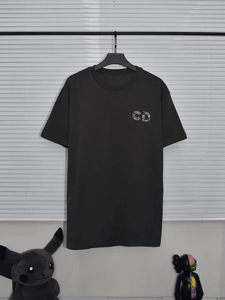 

2020ss spring and summer new high grade cotton printing short sleeve round neck panel t-shirt size -l-xl-xxl-xxxl shirt tees size s06, White;black