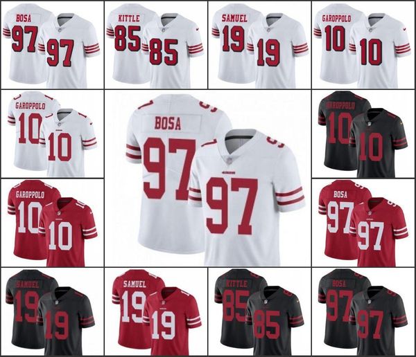 black 49ers bosa jersey