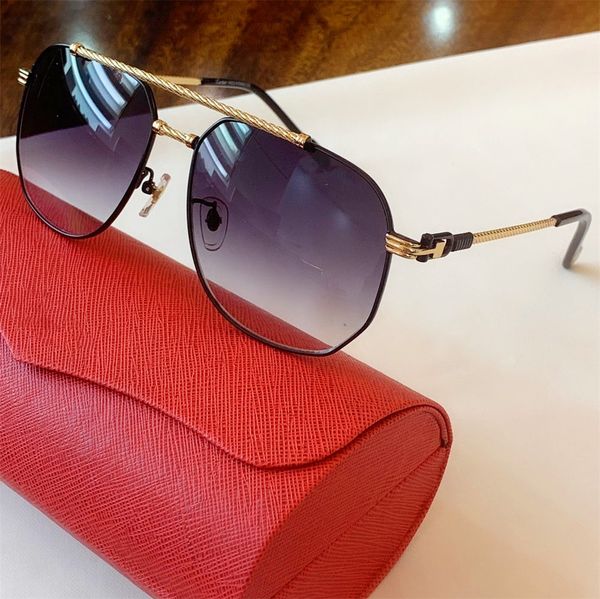 

2020 men's sunglasses polarized oversized metal frame sun glasses for men luxury brand designer mirror oculos male, White;black