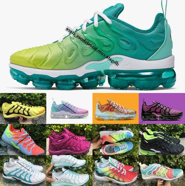 

wholesale new original 2020 tn shoes new designs fashion women breathable mesh tn plus tn chaussures sport colorful trainers shoes 36-40, Black