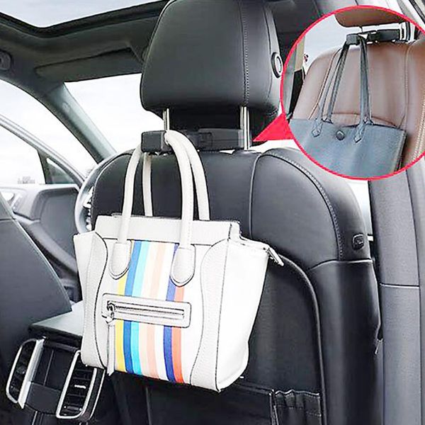 

new arrival 2018 car seat headrest coat hook purse bag hanging hanger organizer sucker holder for cellphone my11 dropship