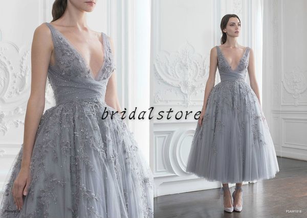 

стильный паоло себастьян пром платья короткие чай длина 3d цветочные кружева бисероплетение вечернее платье фея пыльный серый формальный кок, Black