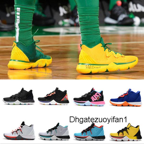 

2019 new 5 basketball shoes mens 5 gold/championship mvp finals training sneakers designer sports running shoes black size 7-12