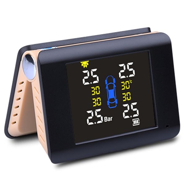 

давление в шинах tpms автомобилей мониторинги интеллектуальной системы солнечная энергия беспроводной светодиодный дисплей с 4 внешнего датч