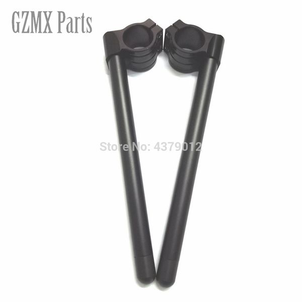 

racing cnc cafe racer 37mm clip on ons for cbr600f vf700 / vfr750 ninja 250r gs500 clipon fork handlebar universal