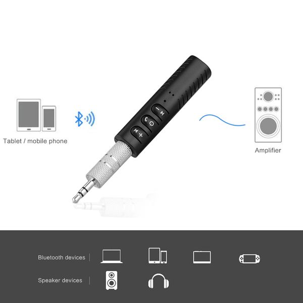 

car handsbluetooth receiver 4.2 bluetooth music adapter car wireless audio receiver music adapter auto aux kit