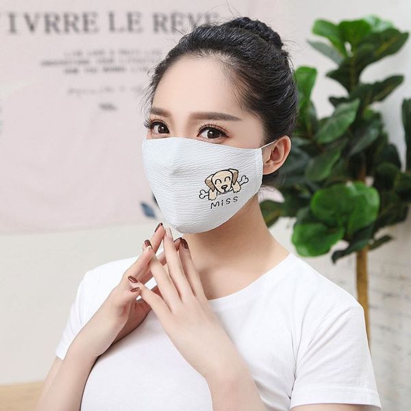 

stereo face masks lovely printting washable women mouth mask windproof men respirator 4jy e1