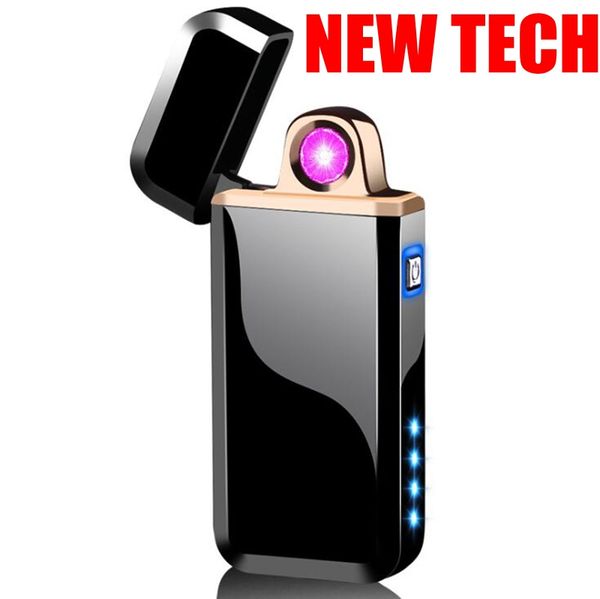 Красочные USB Кольцевая ARC зарядки фонарик зажигалка портативный ветрозащитный инновационный дизайн для сигаретного табака Настойка для курения DHL бесплатно