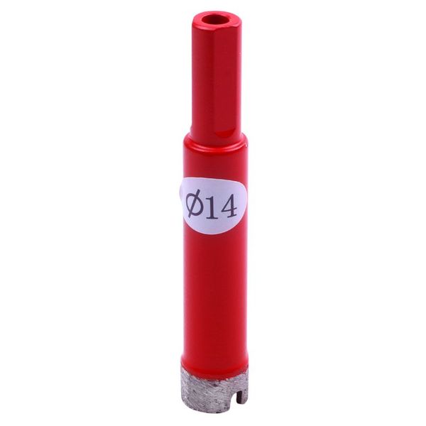

14mm dia. diamond tipped marble hole saw core drill bit