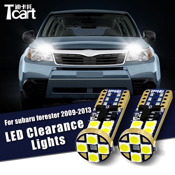 

tcart 2pcs t10 w5w 3030 car led clearance lights for forester 2009 2010 2011 2012 2013 accessories led width bulbs