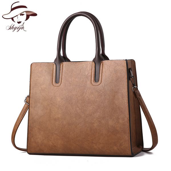 

2019 fashion women handbag pu leather ladies bag large capacity casual tote big female shoulder bag bolsas feminina