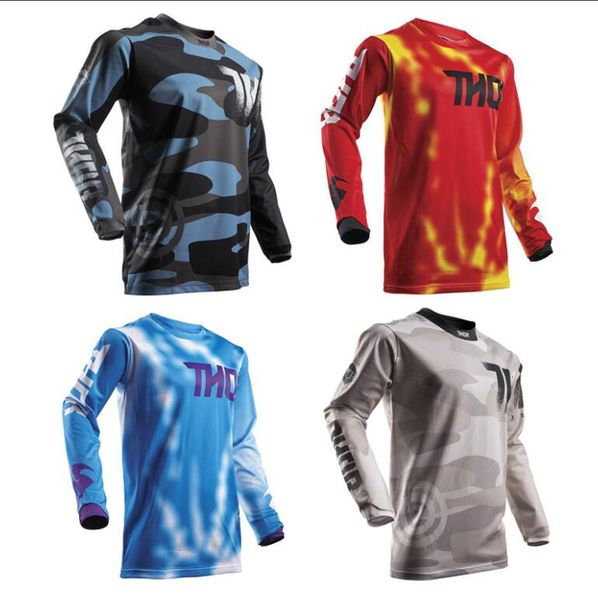 

thor thor racing suit team version quick-drying mountain bike riding suit long-sleeved off-road motorcycle downhill suit