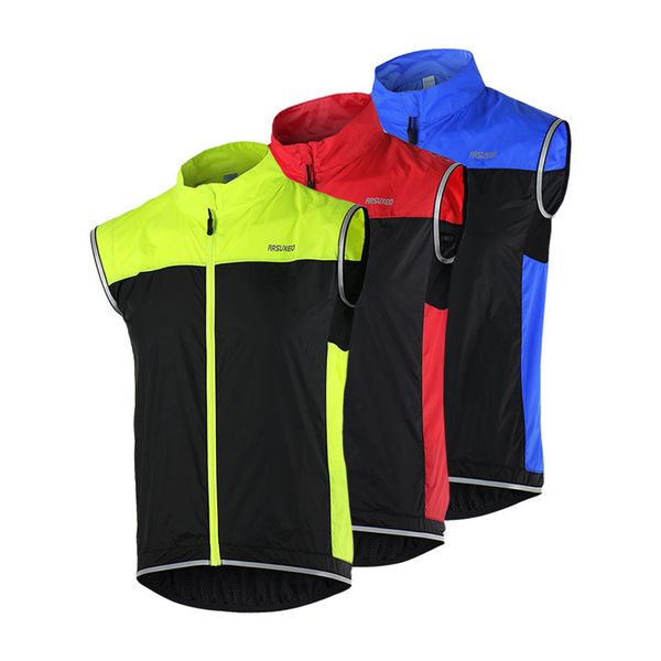

lightweight riding running windproof vest sleeveless breathable sports riding windbreaker 15v1