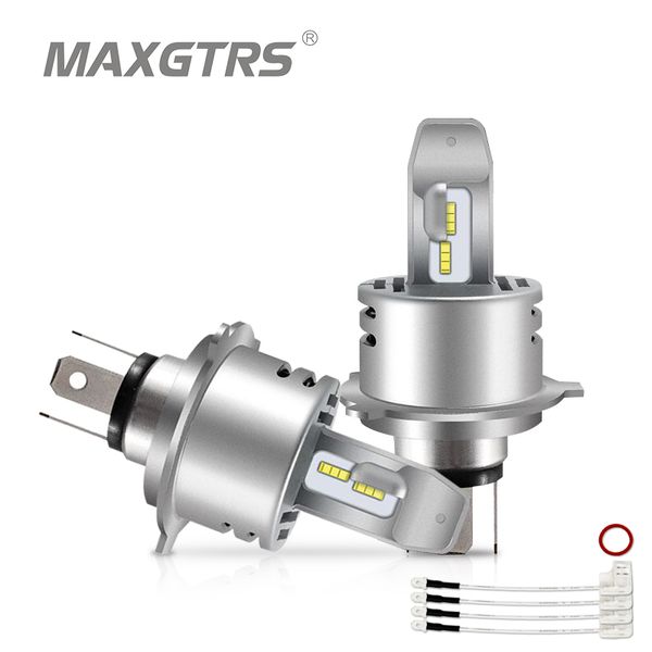 

maxgtrs car led headlight bulbs all in one h1 h3 h7 h11 h8 9005 hb3 9006 hb4 60w 12000lm h4 high low beam lights 6000k 12v