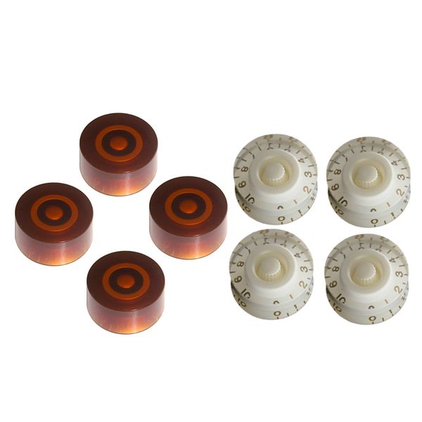 

8x guitar tone volume control knobs for les paul electric guitar