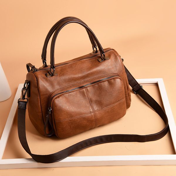 

women's handbag 2020 new fashion women's bag retro bag big