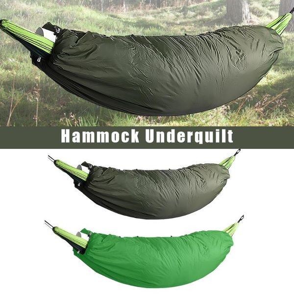 

camping hammock tent with sleeping pad underquilt cotton winter warm sleeping bag for outdoor camping