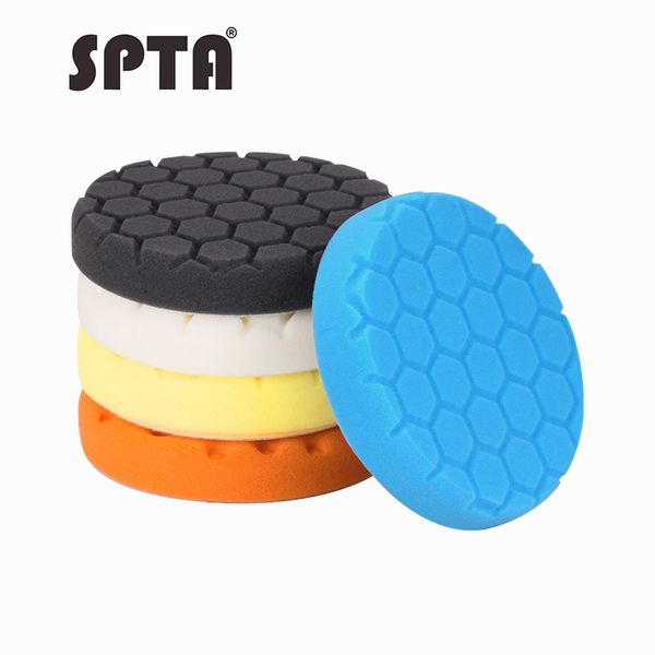 

spta 6 inch (150mm ) buff pad polishing pad kit for car polisher buffing yellow/orange/blue/black/white --select color & sets