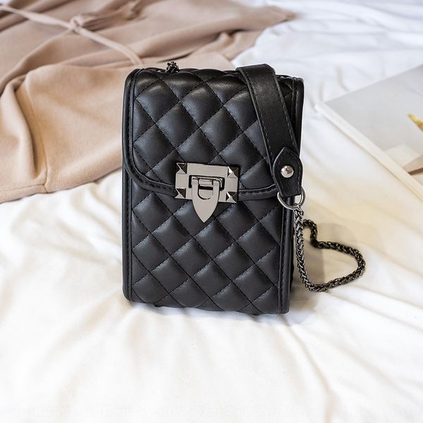 

women's small 2020 season all-match shoulder messenger pouch phone bag chain soft leather mini mobile phone bag