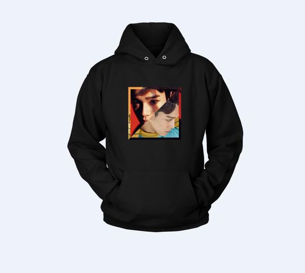 

korean of the wild loose bf street funny women's hoodies & sweatshirts, Black