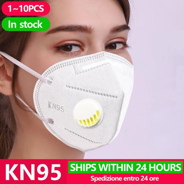 

1~10pcs] kn95 disposable face n95 mask anti c-virus mouth cover facial dust pm2.5 ffp3 respirator masks