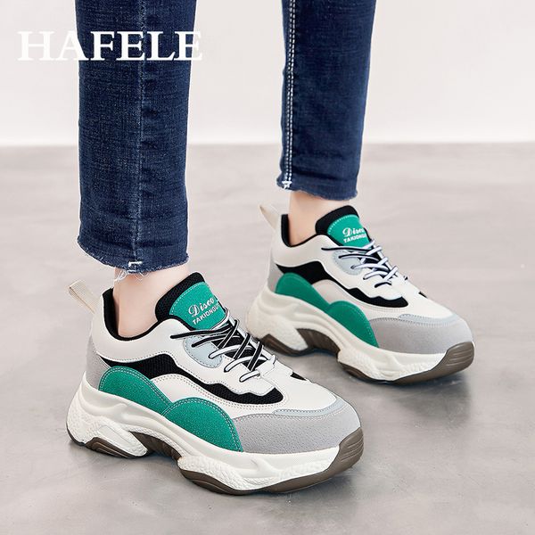 

fashion women shoes sneakers women's shoes ulzzang student sports thick bottom sport for women light walking, Black