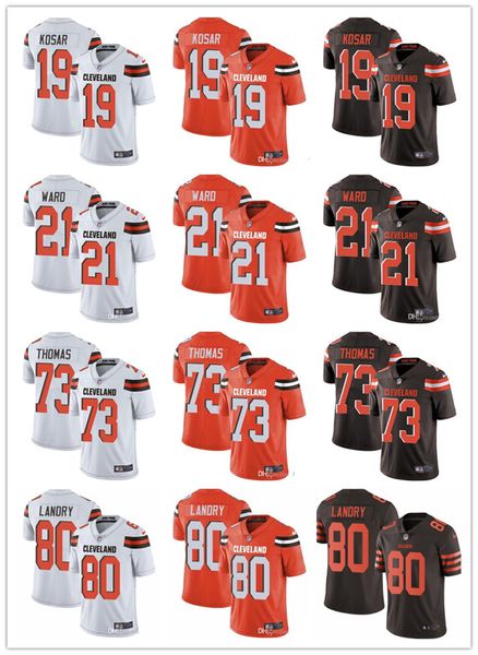 

Men 039 women 039 youth cleveland 21 denzel ward 80 jarvi landry 73 joe thoma 19 bernie ko ar brown orange cu tom brown football jer