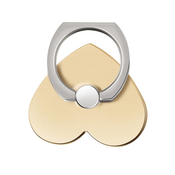 

360 degree rotating heart shape cell phone finger ring holder stand